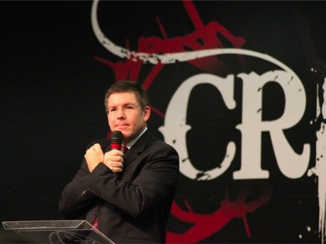 Pr. Ed René Kivitz ministrando durante o Congresso Haggai 2010