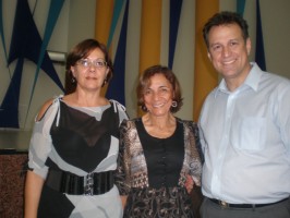 Maria Augusta e Eneide (secretária executiva em Rondônia) com EB