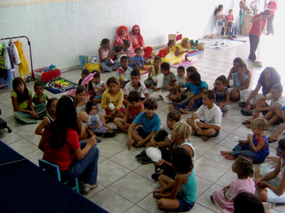 Ministrando numa igreja em Bragança Paulista, SP