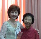 Celina Rempel e Jenny Chi, em Cingapura