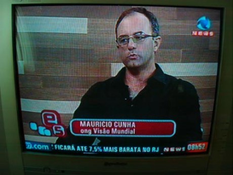 Maurício Cunha no programa Estilo e Saúde, TV Record News 