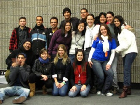 Grupo que esteve em Atlanta, Georgia, USA, junto com Libério