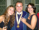 Rev. Eurípedes, ao lado de sua esposa Elenir e filha Jéssica
