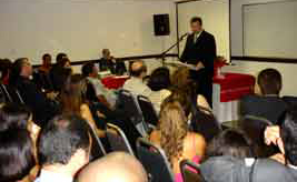 Cerimônia de diplomação dos participantes do Seminário e Workshop