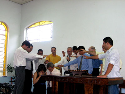 Culto de despedida e comissionamento em sua igreja local, dia 30/12/2007