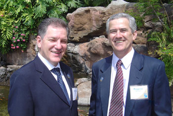 Rubens Lamel e Rogério Machado em Maui