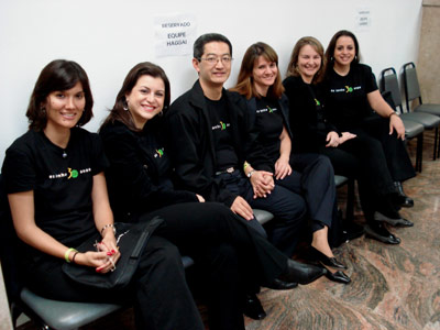 Parte da equipe que trabalhou no Congresso