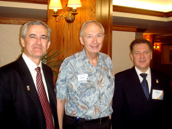 Rogério Machado, Paul Bryers e Rubens Lamel