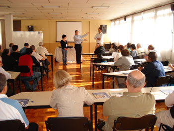 Aula inicial ministrada por Ebenézer