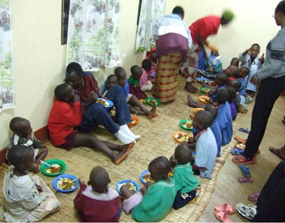 Orfanato em Burundi, África