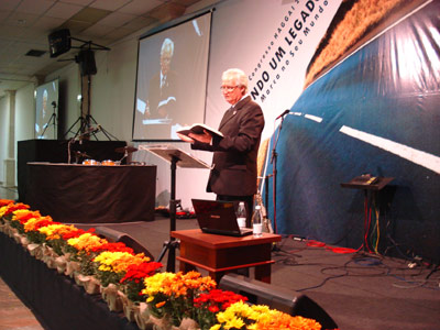 Paulo Solonca, pastor da Primeira Igreja Batista de Florianópolis, SC