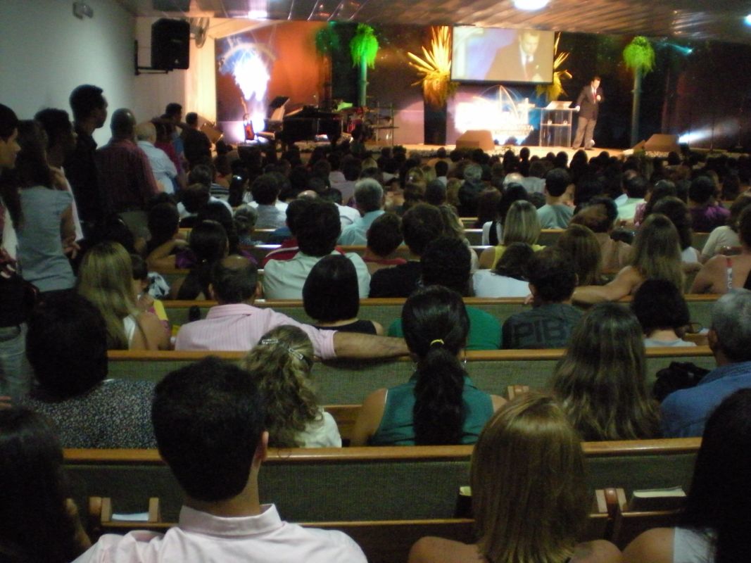 EB no púlpito da PIB de Cachoeiro do Itapemirim
