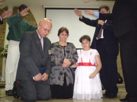 Culto de comissionamento da família