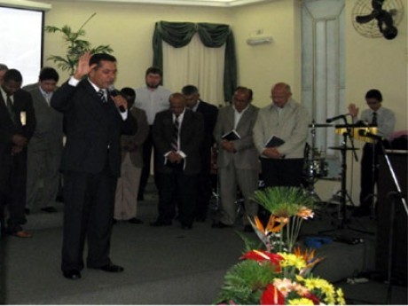 Assumindo o ministério da Igreja Batista Central de Santo Amaro: maio de 2008 