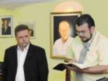 Governador Blairo Maggi e Eduardo Baldaci
