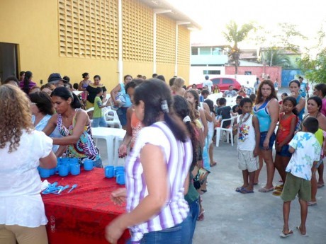 Eventos com a comunidade vizinha da igreja