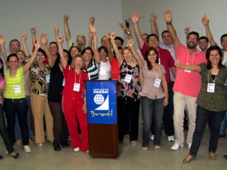 Foto oficial do grupo da Igreja Nacional do Senhor Jesus Cristo, Ribeirão Preto, SP